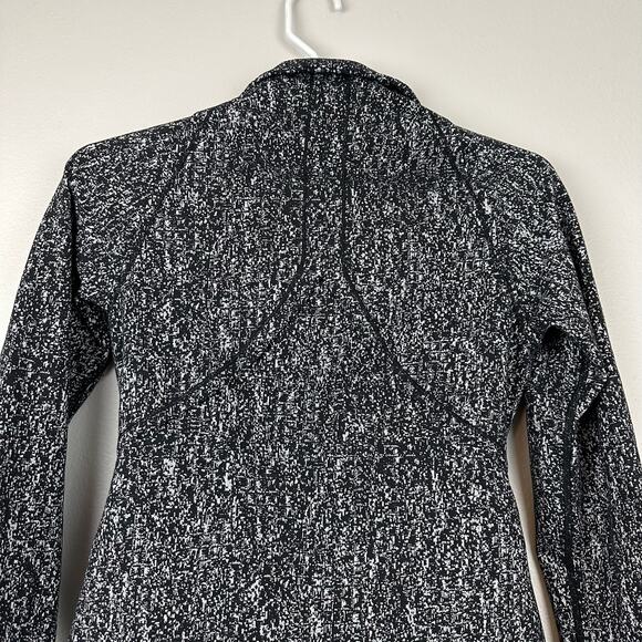 Lululemon Lightly Jacket Luon Suited Jacquard Black White 4 - Picture 7 of 11
